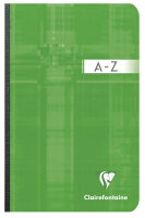 Clairefontaine Registerkladde 11x17 hart geb kar 96Bl
