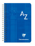 Clairefontaine Registerbuch 9x14 PP Spir kar 50Bl
