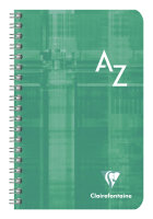 Clairefontaine Registerbuch PP Spir kar 11x17 50Bl