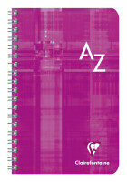Clairefontaine Registerbuch PP Spir kar 11x17 50Bl