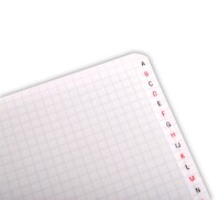 Clairefontaine Registerbuch PP Spir kar 11x17 50Bl