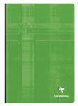 Clairefontaine Kladden A4 gebunden liniert m Rd 96Bl
