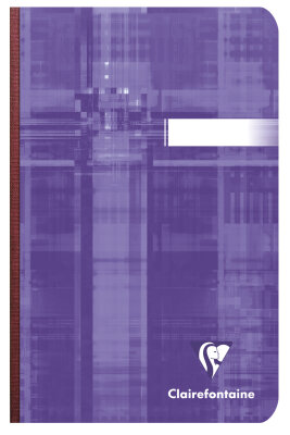 Clairefontaine Notizheft 11x17 gebunden blanco 96Bl