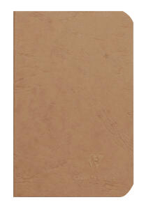 Clairefontaine Heft AgeBag 9x14 Leinen lin 48Bl br