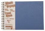 Clairefontaine Reisealbum AgeBag A4 quer lin+bl 40Bl bl