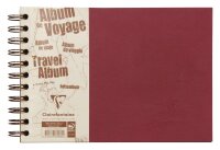 Clairefontaine Reisealbum AgeBag A5 quer lin+bl 40Bl rt