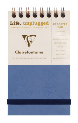 Clairefontaine ReporterPad AgeBag 7,5x12 60Bl lin bl
