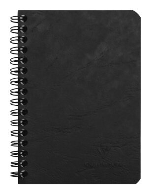 Clairefontaine Spiralbuch AgeBag 9.5x14 kar 50Bl sw