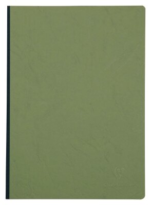 Clairefontaine Heft AgeBag A4 Leinen blanc 96Bl gn