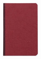 Clairefontaine Heft AgeBag 9x14 Leinen kar 96Bl rt