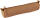 Clairefontaine Schlamperm Leder Ø3,5x18 natur