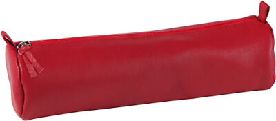 Clairefontaine Schlamperm Leder 5,5x22 rot
