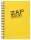 Clairefontaine ZapBook Spiral sort A4 80g 160Bl