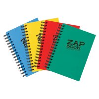 Clairefontaine ZapBook Spiral sort A6 80g 160Bl