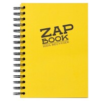 Clairefontaine ZapBook Spiral sort A6 80g 160Bl