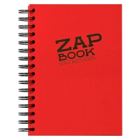 Clairefontaine ZapBook Spiral sort A6 80g 160Bl