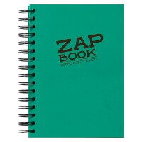Clairefontaine ZapBook Spiral sort A6 80g 160Bl