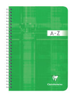 Clairefontaine Registerbuch PP Spirale kar A5 50Bl