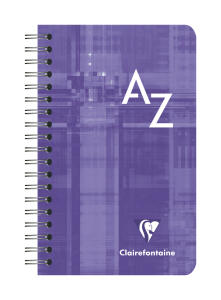 Clairefontaine Registerbuch PP Spir kar 7,5x12 50Bl