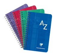 Clairefontaine Registerbuch PP Spir kar 7,5x12 50Bl