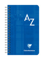 Clairefontaine Registerbuch PP Spir kar 7,5x12 50Bl