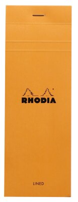 Rhodia Notizblock 74x210 geh lin 80Bl ora