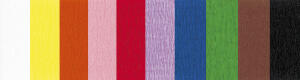 Clairefontaine Kreppp 10 Pkg feuerf 200x50 sort