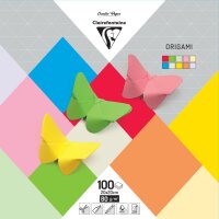 Clairefontaine Origamipapier 20x20cm 80g 10Farb