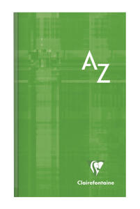 Clairefontaine Registerkladde 11x17 weich geb kar 96Bl