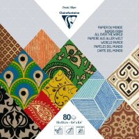 Clairefontaine Block PaaW 80Bg 16x16 sort