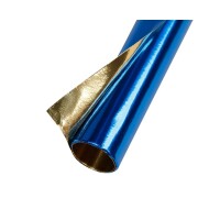 Clairefontaine Papier Alu 2seitig 0,8x0,5m dkl-bla