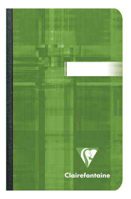 Clairefontaine Notizheft 9x14 gebunden kariert 96Bl