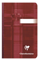 Clairefontaine Notizheft 9x14 gebunden kariert 96Bl