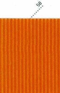 Clairefontaine Mikro-Wellpappe 50x70 orange 10Bg