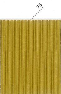 Clairefontaine Mikro-Wellpappe 50x70 gold 10Bg