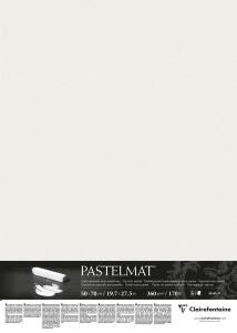 Clairefontaine Pastelmat 50x70 360g weiss 5Bl