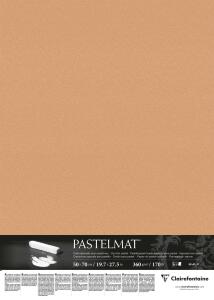 Clairefontaine Pastelmat 50x70 360g sienne 5Bl