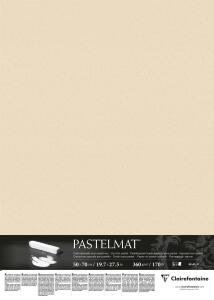 Clairefontaine Pastelmat 50x70 360g maisgelb 5Bl