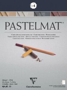 Clairefontaine Pastelmat N°4 18x24cm 360g 12Bl