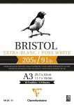 Clairefontaine Block Bristolkarton A3 205g 20Bl