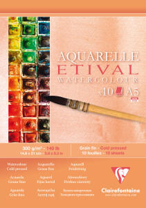 Clairefontaine Aquablock kopfs gel ETI 300g A5 10Bl