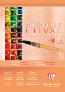 Clairefontaine Aquablock kopfs gel ETI 300g A4 10Bl