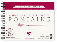 Clairefontaine Aquablo. FKorn FON 300g 18x24 12Bl
