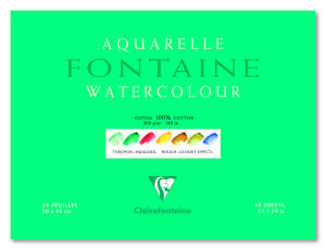 Clairefontaine Aquablo. Torch FON 300 g 36x48 15Bl