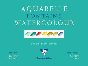 Clairefontaine Aquablo. Rauh FON 300g 42x56 25Bl