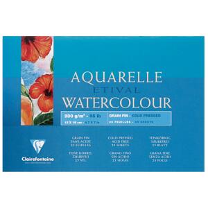 Clairefontaine Aquablo. FKorn ETI 200g 12x18 25Bl