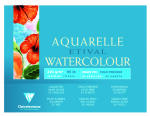 Clairefontaine Aquablock FKorn ETI 200g 18x24 25Bl