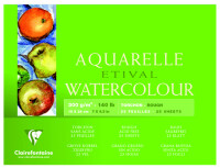 Clairefontaine Aquablo. Rauh ETI 300g 18x24 25Bl