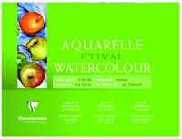 Clairefontaine Aquablo. Rauh ETI 300g 30x40 25Bl