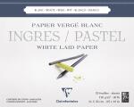 Clairefontaine Ingres 24x30 Block weiss 130g 25Bl